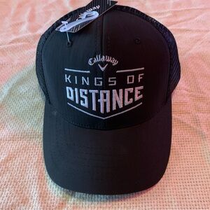 Callaway Kings of Distance Embroidered Black/Mesh Back Snapback Hat by Callaway